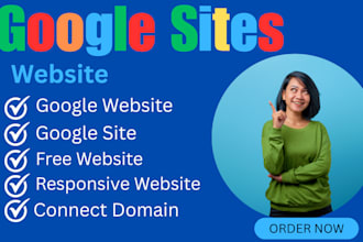 design responsive google website design,free hosting,domain connection,SEO index