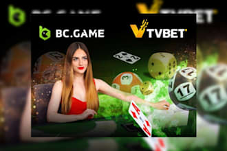 develop a full bc game clone script same UI, apis, all inhouse game with code