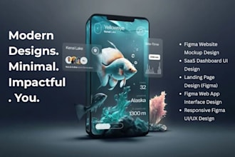 design figma website mockups, figma saas dashboard design, saas landing page