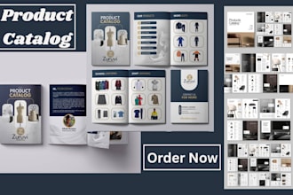 design product catalog sell sheet lookbook brochure catalogue booklet