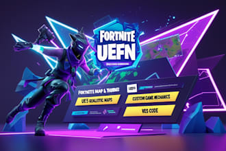 be your pro fortnite uefn map maker custom map verse coding realistic ue5