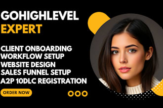 gohighlevel website sales funnel n8n workflow automation a2p registration expert