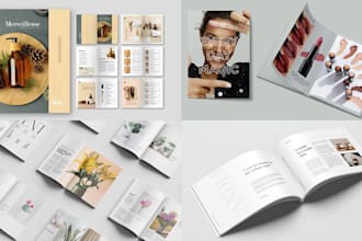 design product catalog, catalogue, company profile, magazine layout, brochure