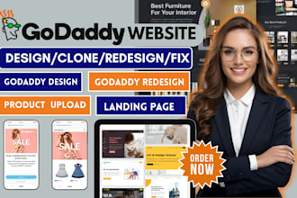 design godaddy website design godaddy website redesign, develop godaddy website