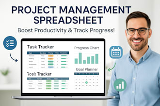 create a personal project management spreadsheet for productivity and tracker