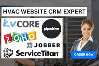 setup hvac crm jobber servicetitan pipedrive field edge service autopilot