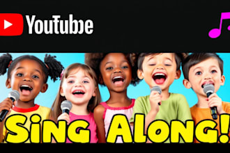 sing children song nursery rhyme kids song educational song as female singer