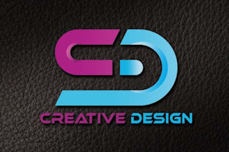 do luxury modern monogram and text initial letter logo design