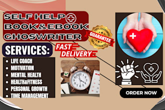 ghostwrite nonfiction fiction self help ebook proofread copy edit  book format