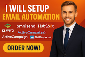 set up omnisend abandoned cart emails, welcome emails, solo ads campaign