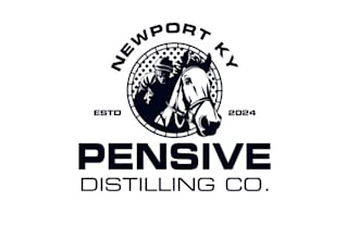 design bourbon distillery named after famous racing hots logo