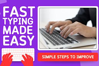 do a fast typing job, retype scanned documents, your typist