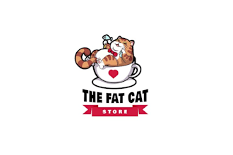 create fun humorous online cat store logo