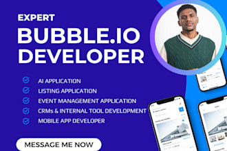 bubble io developer bubble website bubble mobile app bubble io bubble expert