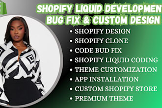 custom shopify liquid code bug fix issue section theme development shopify clone