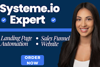 systeme io sales funnel automation systeme io landing page systeme io website