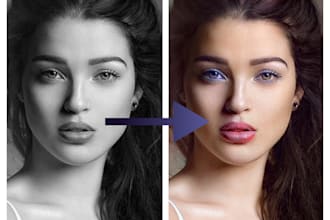 colorize black and white photo