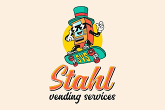design vending machine company logo