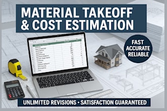 do accurate material take offs , quantity takeoff and cost estimation