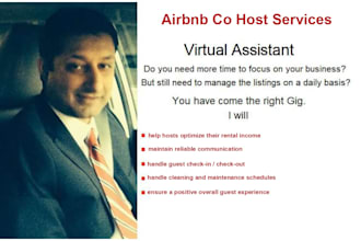 be your airbnb virtual assistant for property management and co hosting