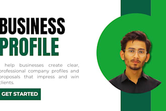 write and design company profile, annual report, proposal