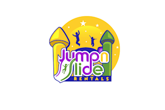design inflatable bounce house rental company logo