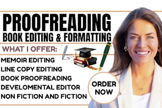 be your developmental editor proofread memoir non fiction children book format