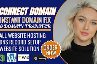connect domain to wix, redirect domain, subdomain on godaddy, wordpress shopify