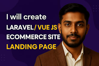 develop full stack laravel  and vue  web apps with dashboards