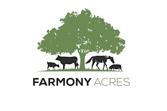 design cute modern farm sanctuary logo
