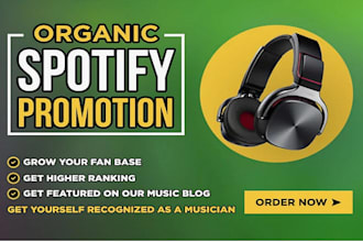 do organic spotify promotion, spotify music promotion, spotify album marketing