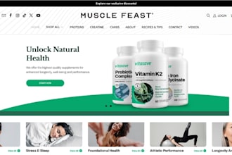 design private label nutraceutical shopify nootropic supplement shopify website