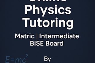 tutor physics for matric and intermediate students