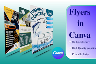 create a high quality canva flyer for marketing or promotion