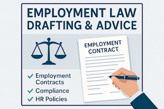 draft and review any canadian employment agreement, policy or letter