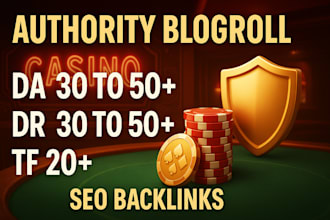 boost your SEO with high quality sidebar blogroll backlinks