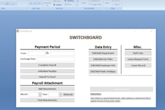 perform a dba for your database