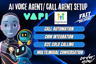 build ai agent using agent ia, vapi ai, setup ai calling agent, ai voice agent