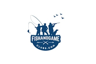 design unique outdoor adventurists fishing camp logo