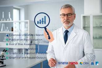 perform a high quality systematic review and meta analysis with cma software