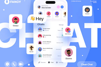 develop social chat app, tinder dating app, social media app, video chat app