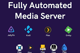install and automate your plex, jellyfin or emby media server with sonarr,radarr