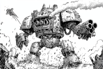 draw warhammer illustration based on your description
