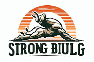 create awesome yoga bull logo with express delivery