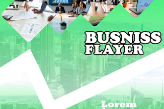 design a flyer, brochure, banner and leaflet under 24 hours