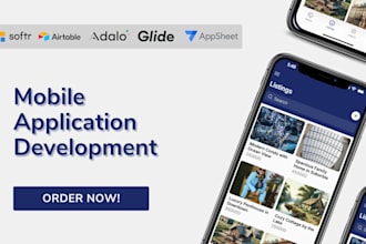 build mobile apps with adalo, glide, appsheet, kintone, softr and airtable