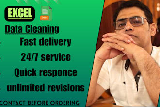 do data formatting and data cleaning for u
