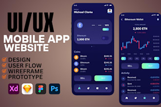design modern UI UX, web mobile app UI UX dashboard figma android ios prototype