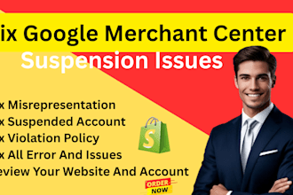 fix google merchant center suspension and shopping ads campaign