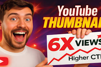 design a youtube catchy thumbnail